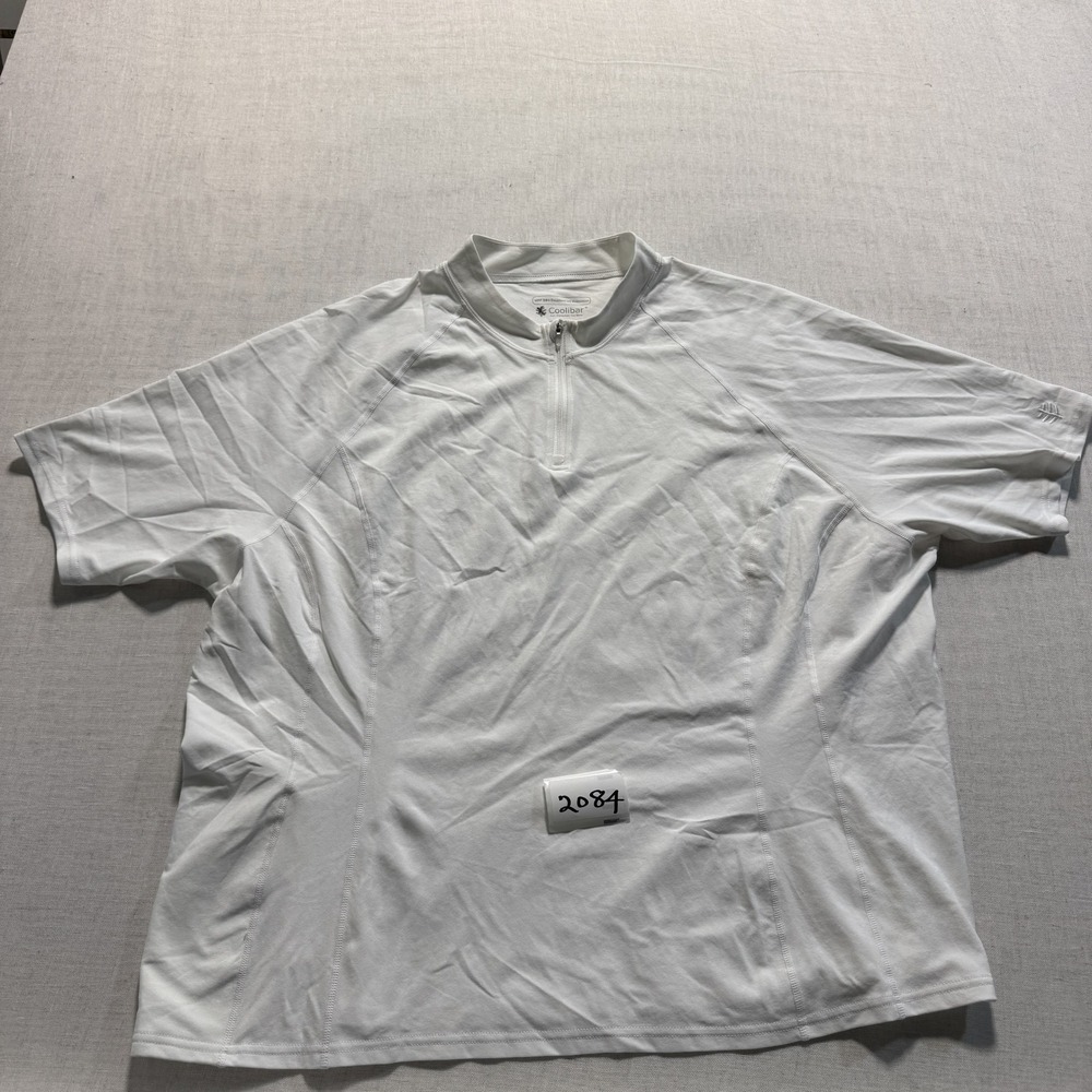 Coolibar‎ Quarter Zip  Shirt Womens Sz 3X White